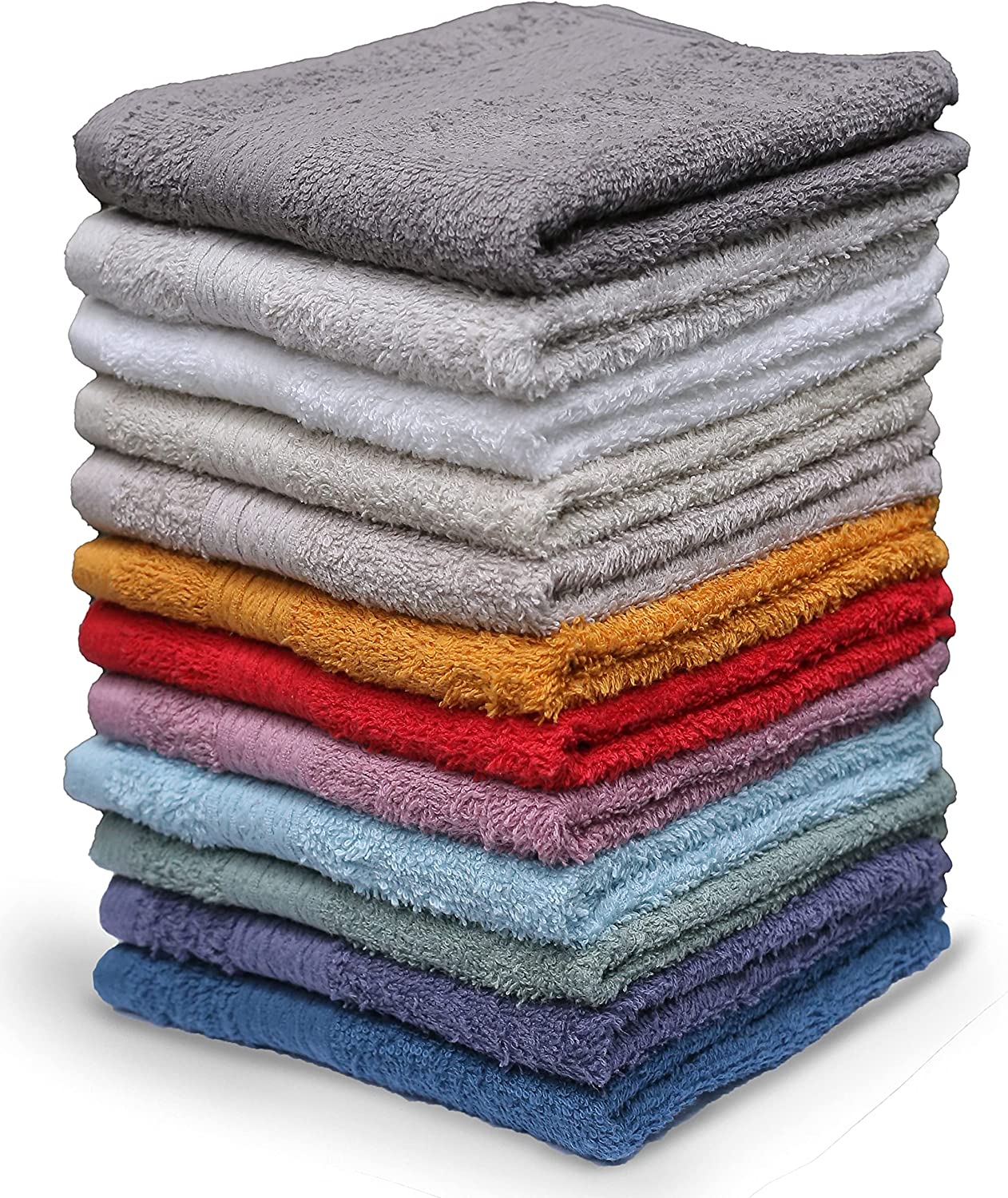 COTTON CRAFT Amazing Kitchen Towels - 4 Pack Reusable Terry Towels - 100%  Cotton European Waffle Pantry Bar Cleaning Cloth Towel - Quick Dry Low Lint